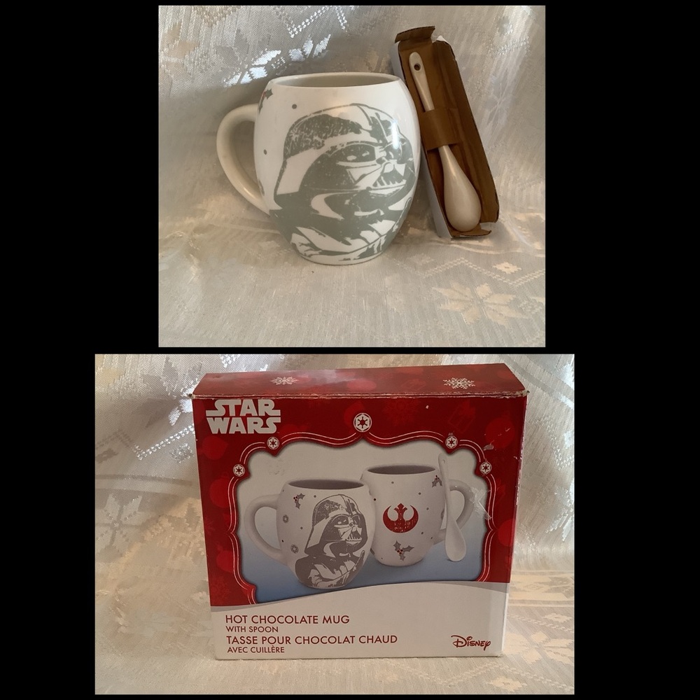 Disney Star Wars Hot Chocolate Mug With Spoon Lucasfilm Ltd